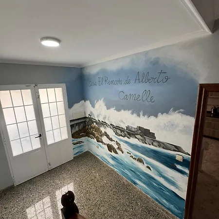 別荘 Casa El Rincon De Alberto Con Piscina Climatizada Y Calefaccion Camelle